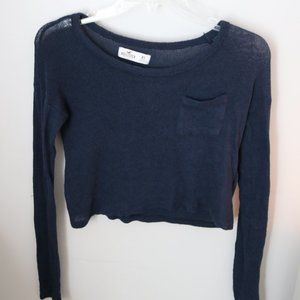 Hollister Sheer Crop Sweater